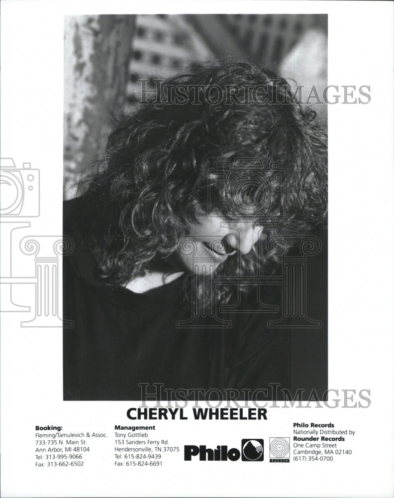 Press Photo Cheryl Wheeler Philo Records RSM15559 Historic Images