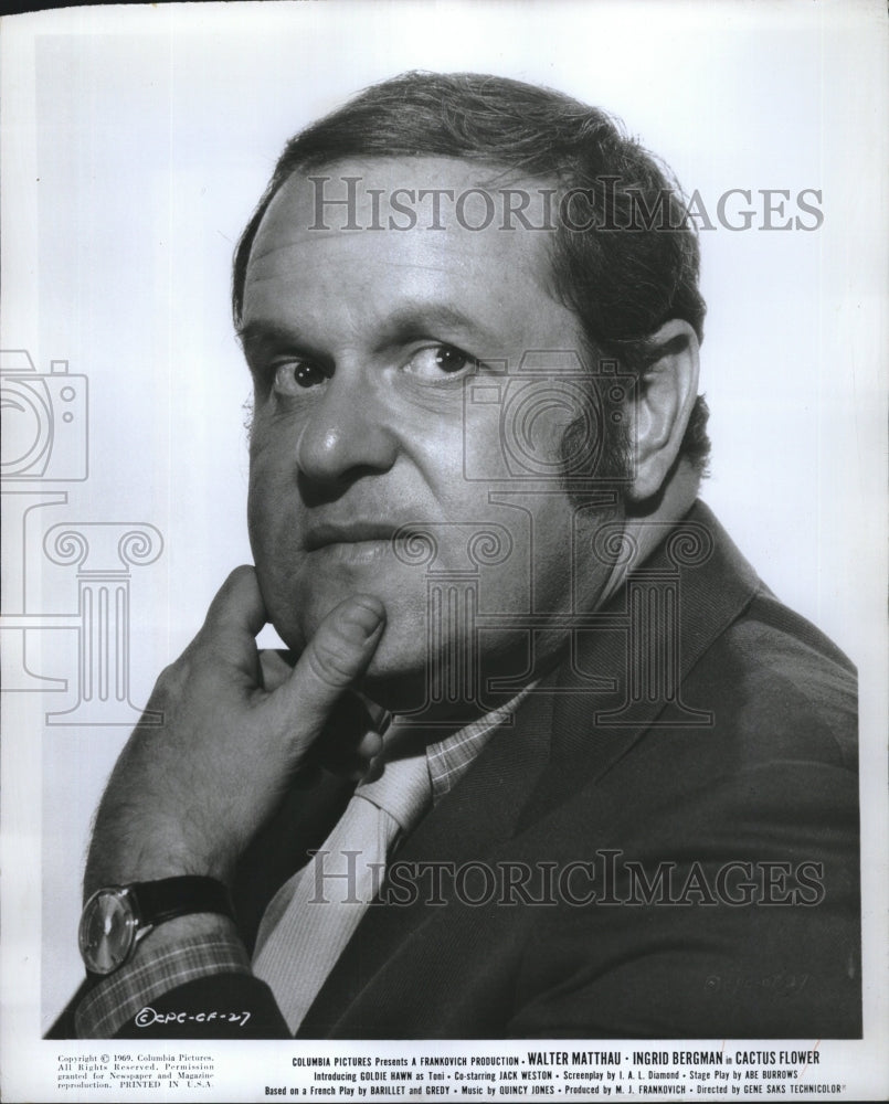 1971 Press Photo Jack Weston Cactus Flower - RSM15611 - Historic Images