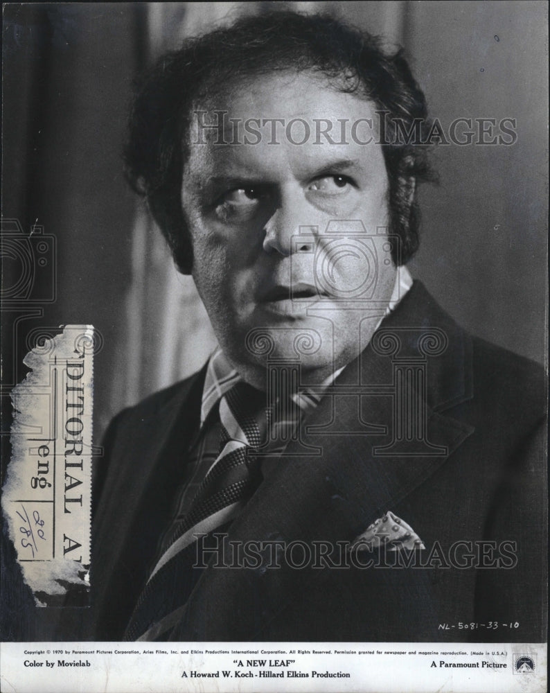 1970 Press Photo Jack Weston A New Leaf - Historic Images