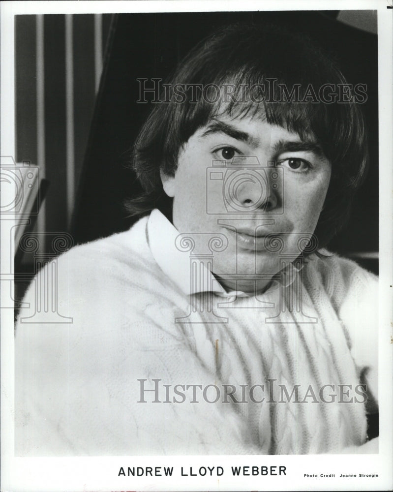 Press Photo Andrew Lloyd Webber Composer Playwright - RSM15657 - Historic Images