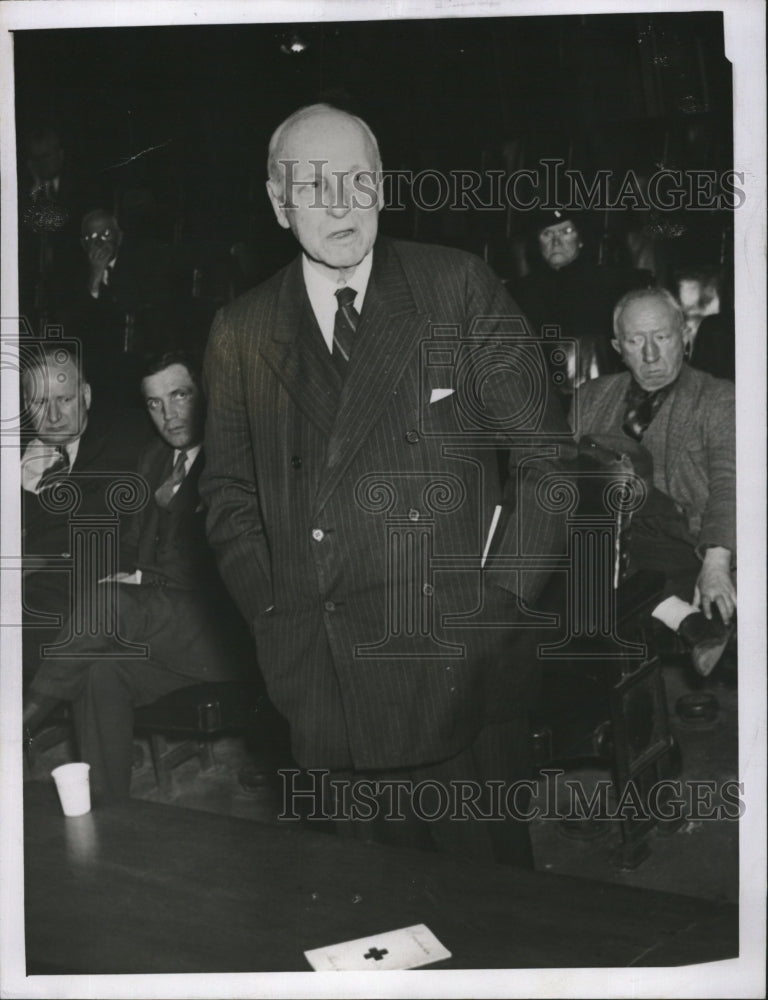 1946 Press Photo Reverend Samuel Eliottt of Arlington Street Church - Historic Images