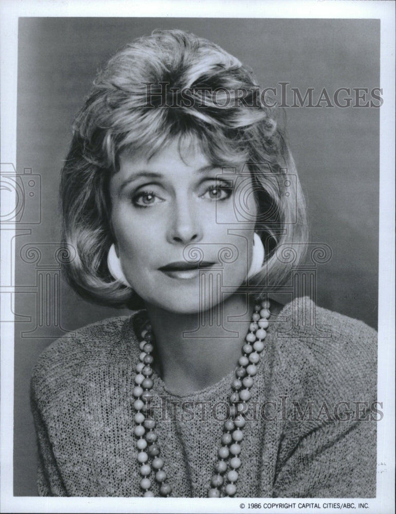 1986 Press Photo Correspondent Chantal Westerman, Good Morning America - Historic Images