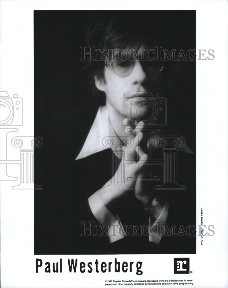 1996 Press Photo Paul Westerberg, American Musician, Guitarist, Songwriter - Historic Images