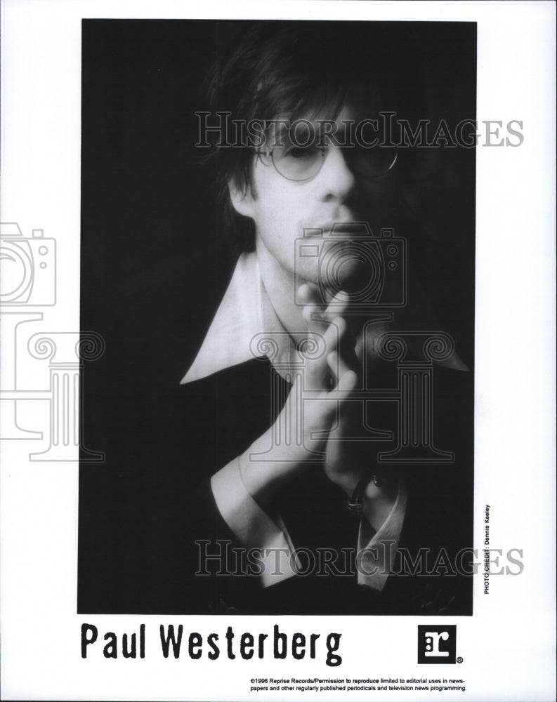 1996 Press Photo Musician Paul Westerberg on Reprise Records - Historic Images