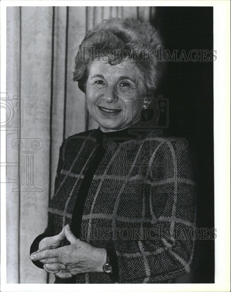 1986 Press Photo Dr Ruth Westheimer  at the Westin Hotel - Historic Images