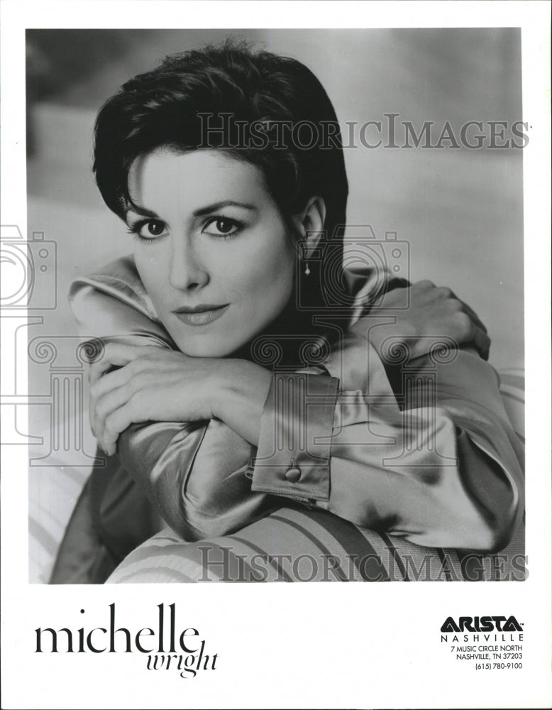 Press Photo Singer, Michelle Wright on Arista music - RSM16113 - Historic Images