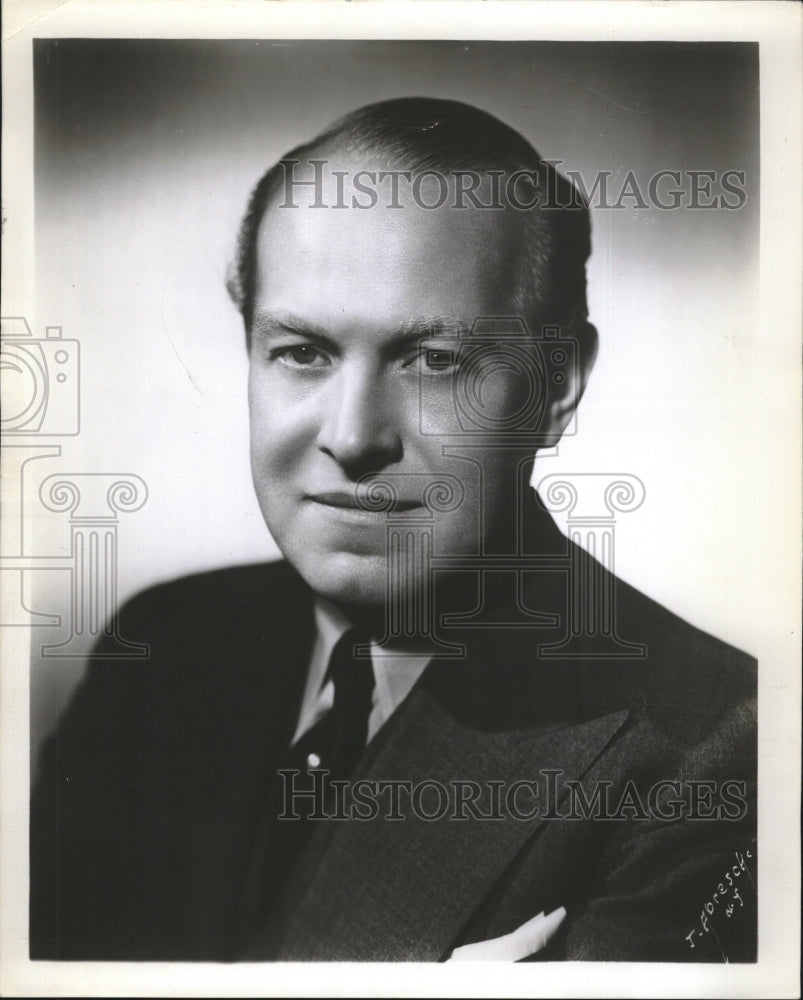 Press Photo Sven Olof Saniber, baritone of Royal Swedish Opera - RSM16225 - Historic Images