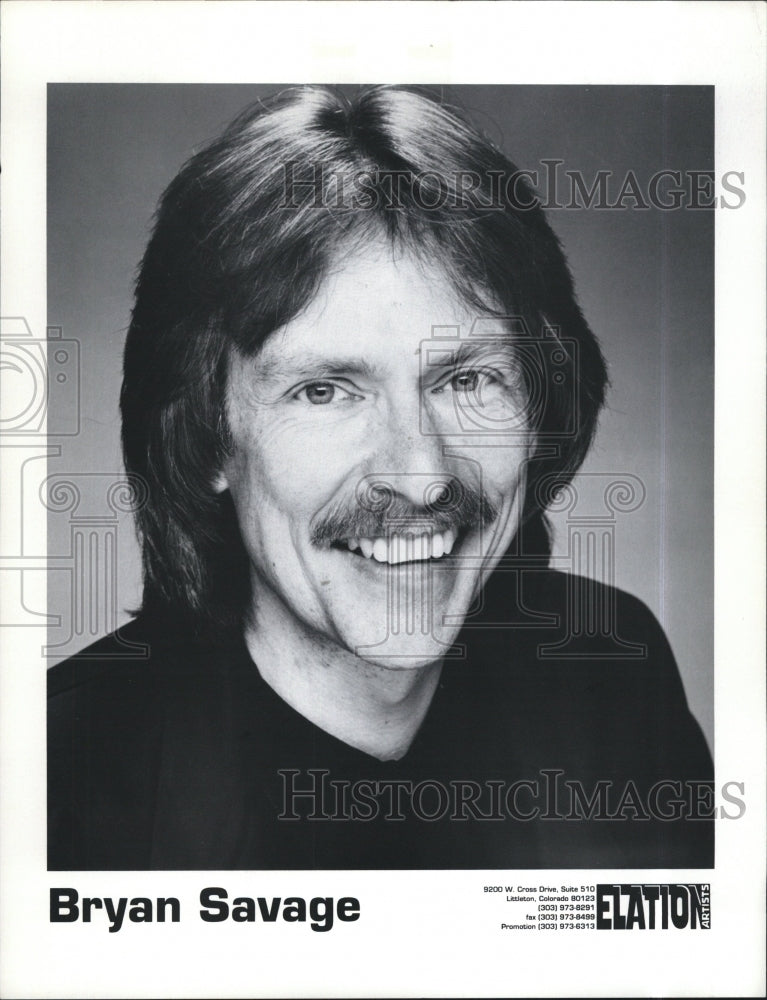 Press Photo Recording Artist Bryan Savage - RSM16237 - Historic Images