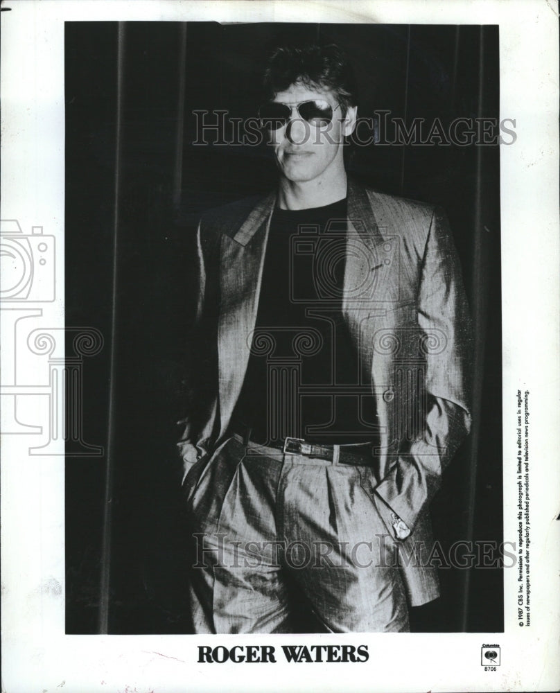 1987 Press Photo Musician Roger Waters - RSM16335 - Historic Images