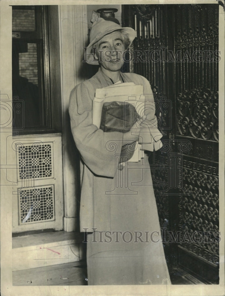 1939 Press Photo Dr. Miriam Van Waters, Superintendent of Sherbon Prison - Historic Images