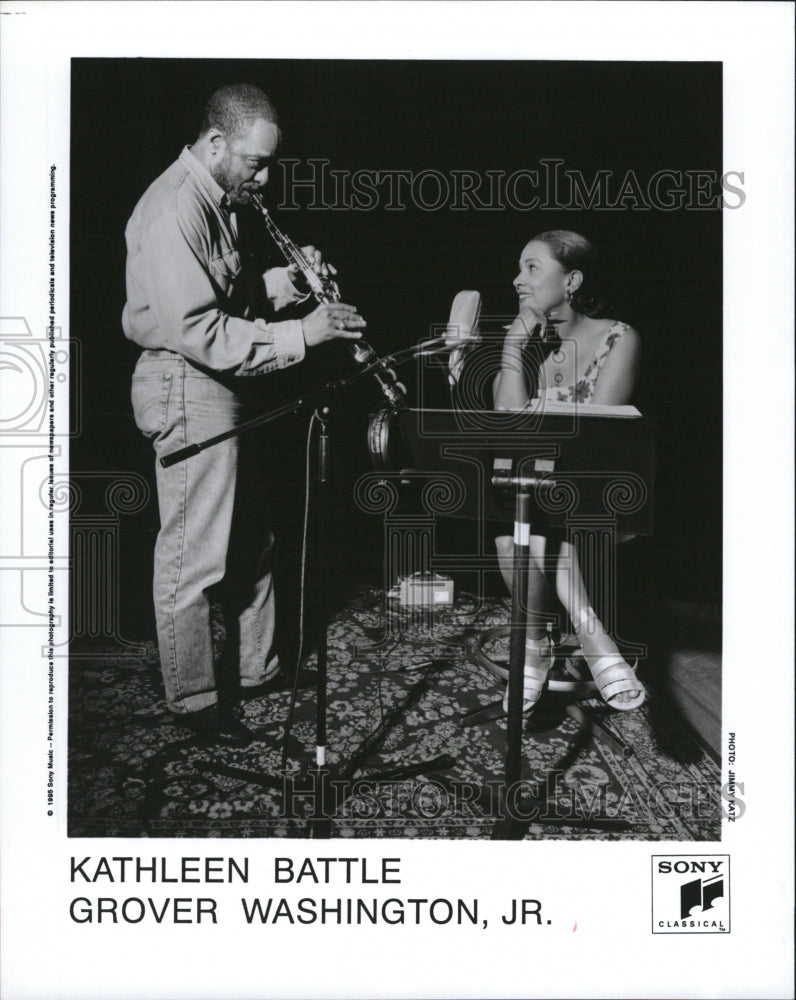 1965 Kathleen Battle Grover Washington, Jr - Historic Images