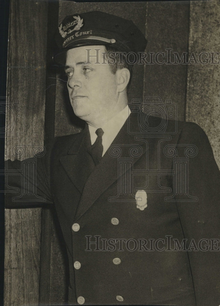 1954 Press Photo Deputy Sheriff William P. Morrisay - RSM16451 - Historic Images