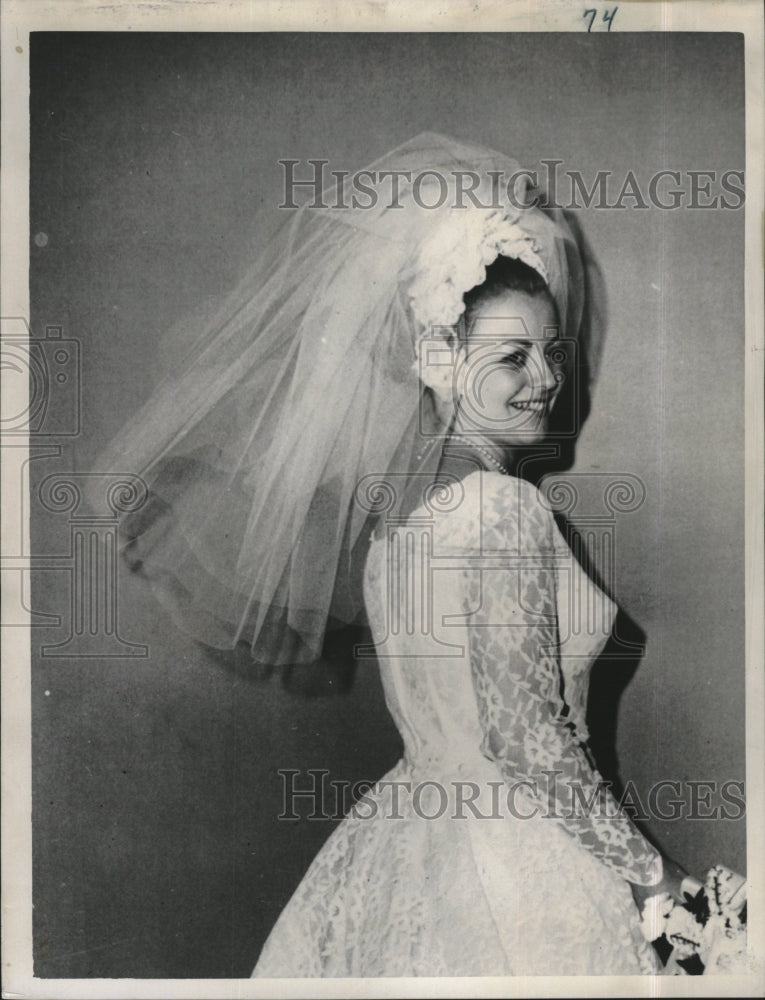 1967 Press Photo Mrs. Dominic Matthew Morello, Elaine Anna Marie Mercurio - Historic Images