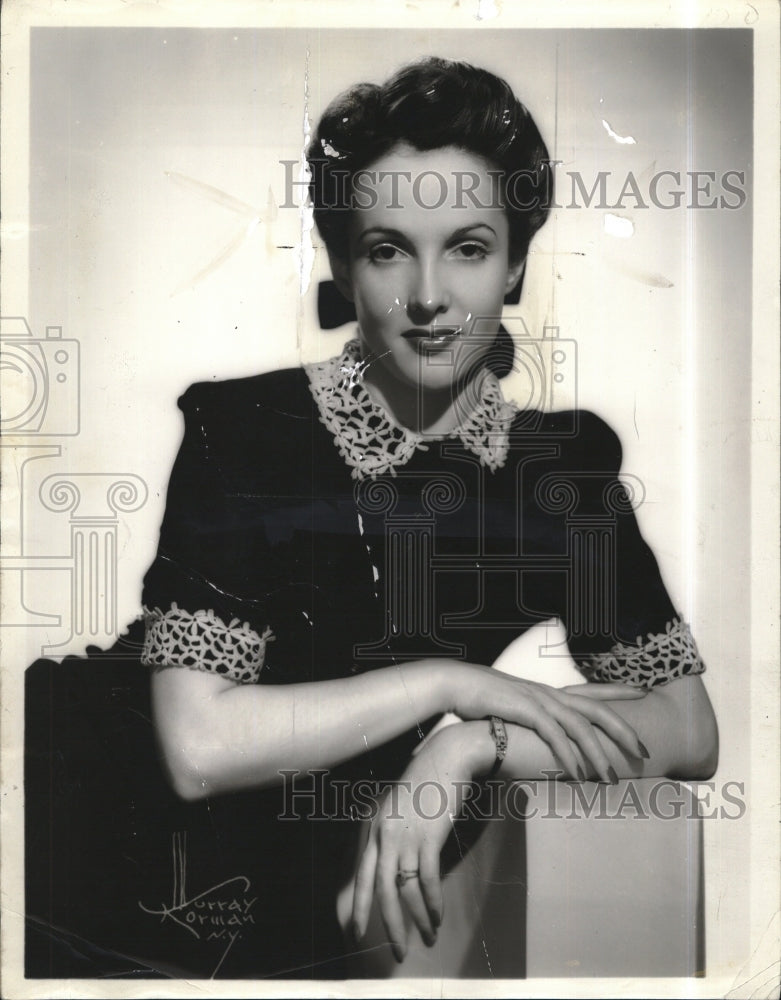 1940 Press Photo Actress Billie Worth in "Higher and Higher" - RSM16819 - Historic Images