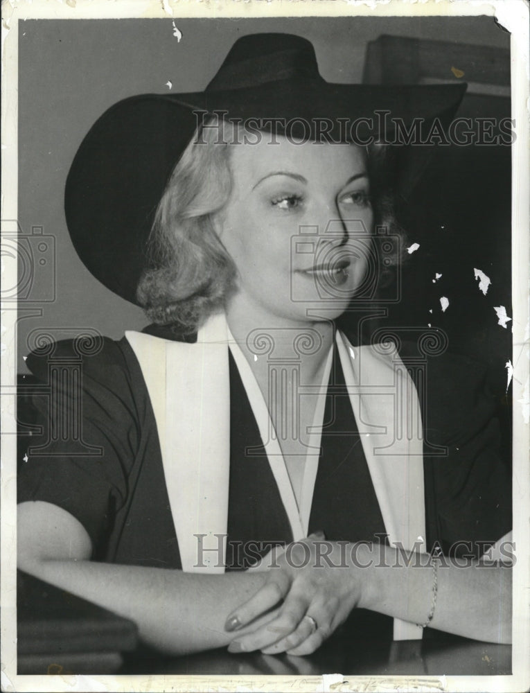 1937 Press Photo Actress Constance Worth - RSM16845 - Historic Images