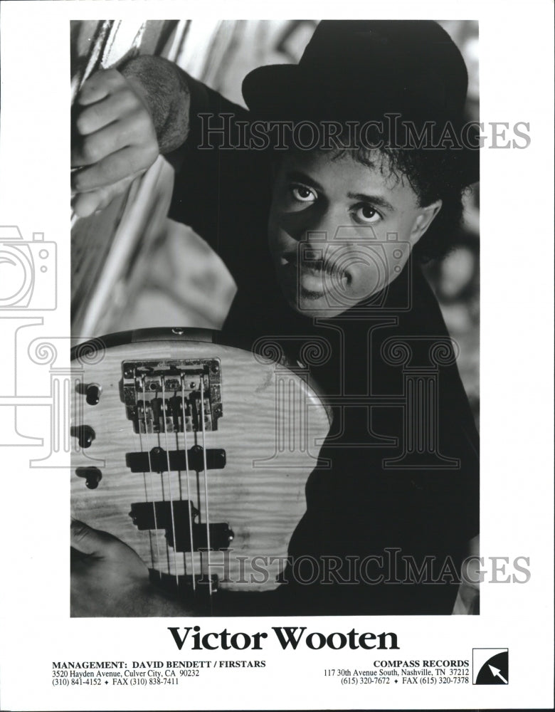 Press Photo Victor Wooten, American Bass Player and Composer. - RSM16885 - Historic Images