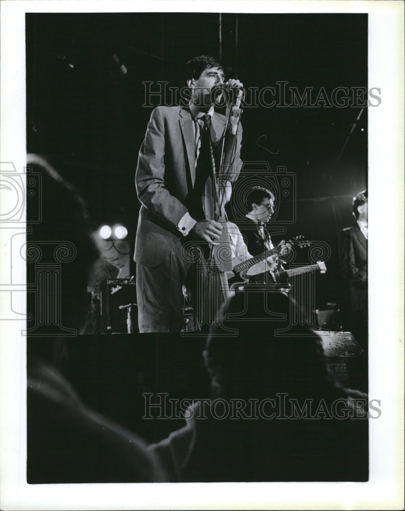 Press Photo Walter Clay singer of the rock band &quot;Sex Execs&quot; - Historic Images