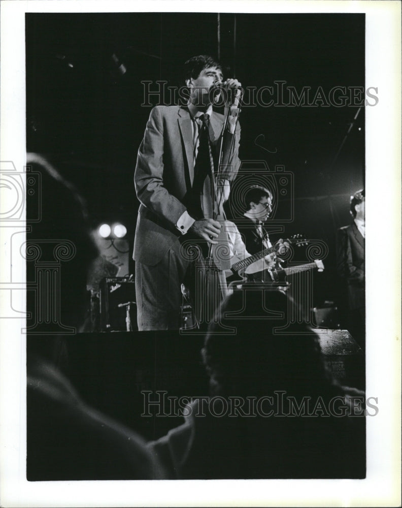 Press Photo Walter Clay singer of the rock band "Sex Execs" - Historic Images