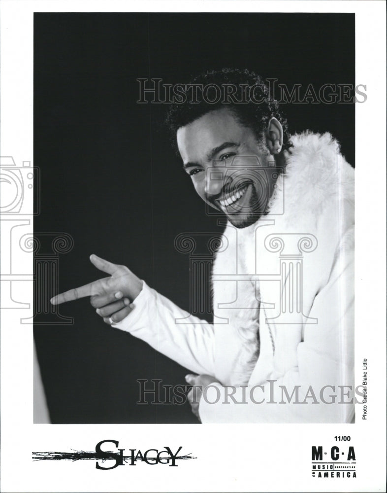 Press Photo MCA recording Rap artist &quot;Shaggy&quot; - RSM17117 - Historic Images