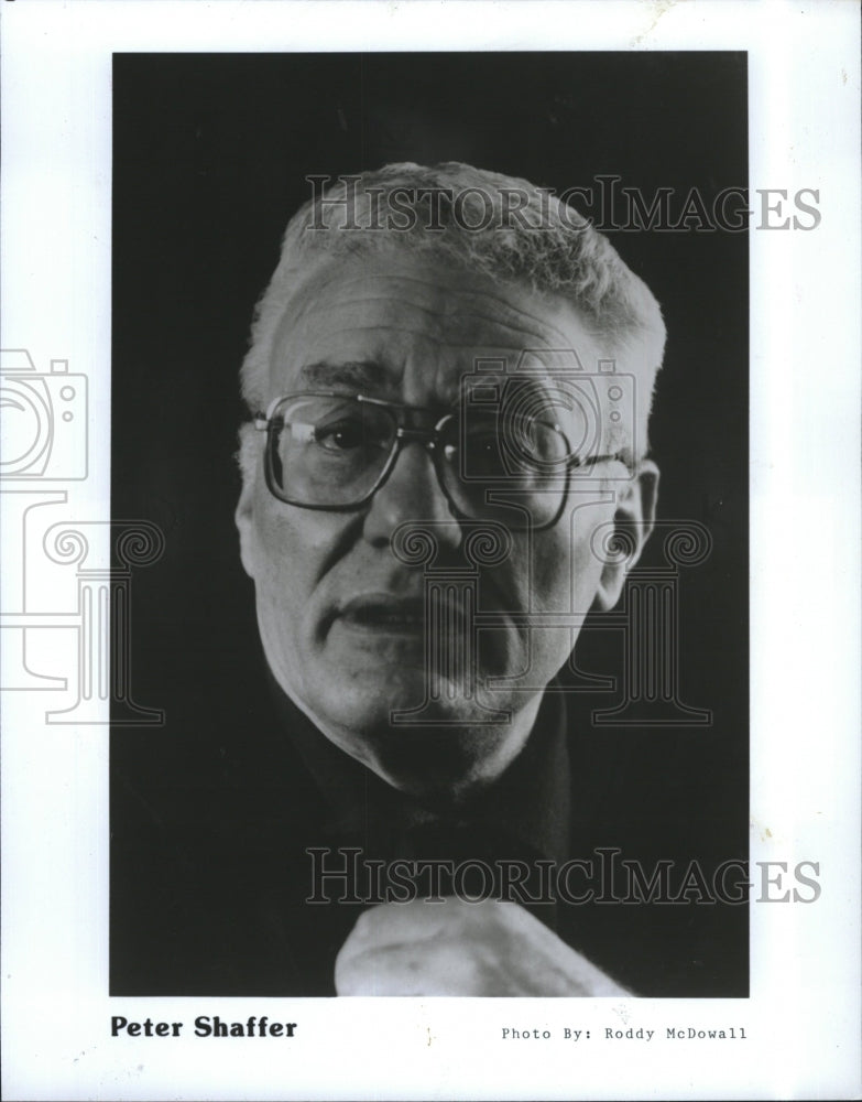 1992 Press Photo Playwright Peter Shaffer of &quot;Lettice &amp; Lovage&quot;. - RSM17139 - Historic Images