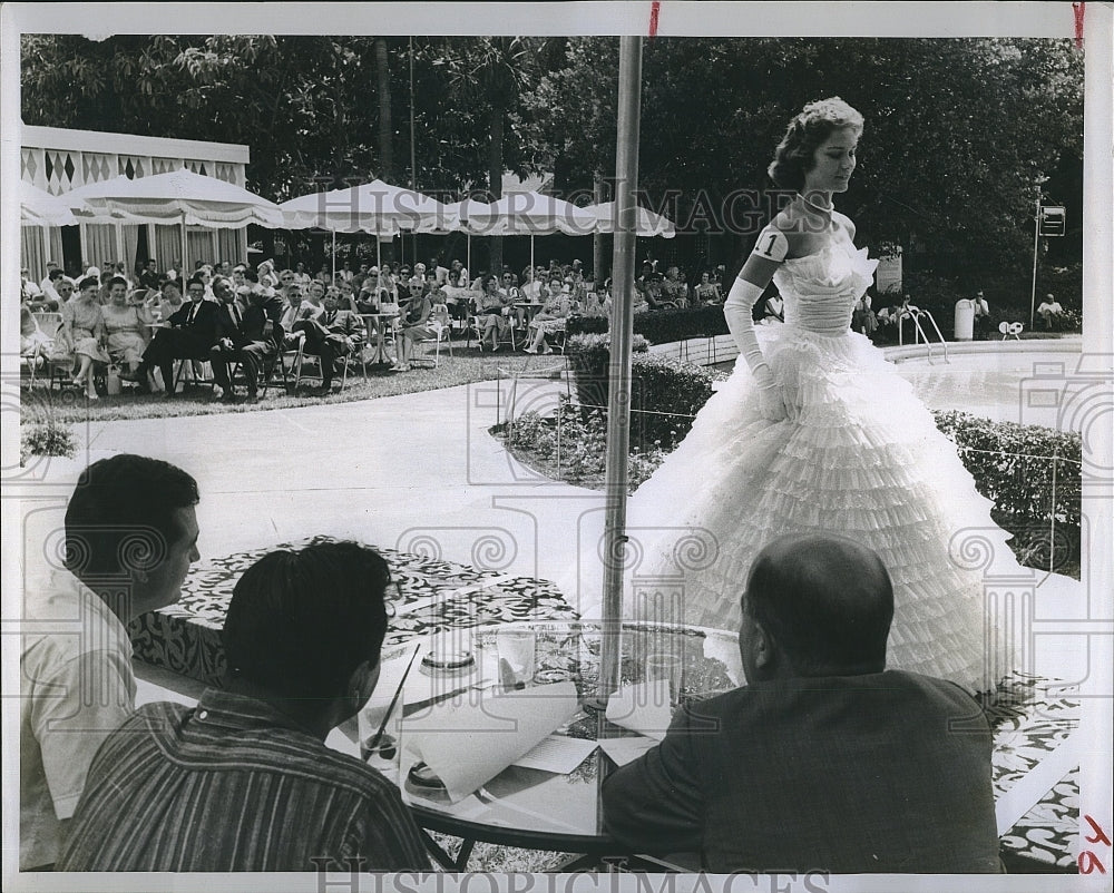 1960 Press Photo Donna Louis Jacwques in Fla. beauty pageant - RSM17521 - Historic Images