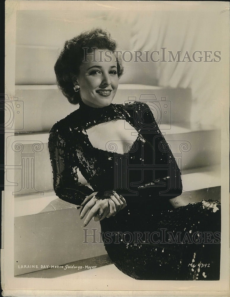 1946 Press Photo Actress Laraine Day stars in &quot;Crisis&quot; - RSM18085 - Historic Images