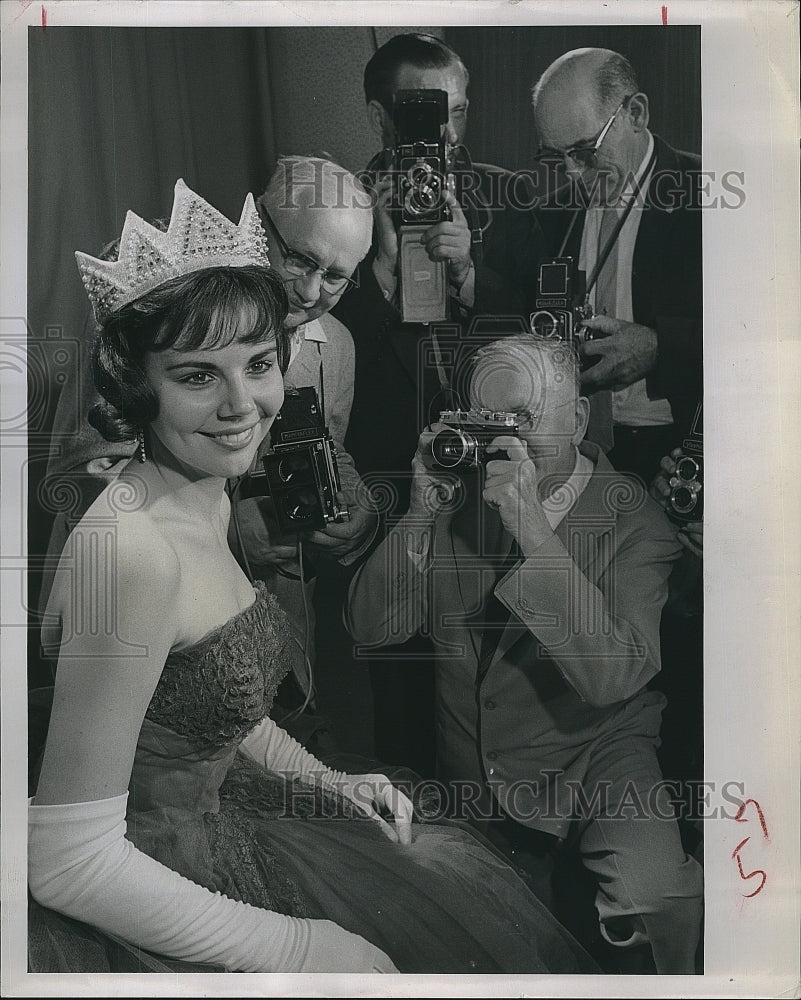 1963 Press Photo St Petersburg, Fla. &quot;Society Queen&quot; Debbie Williams - RSM18167 - Historic Images