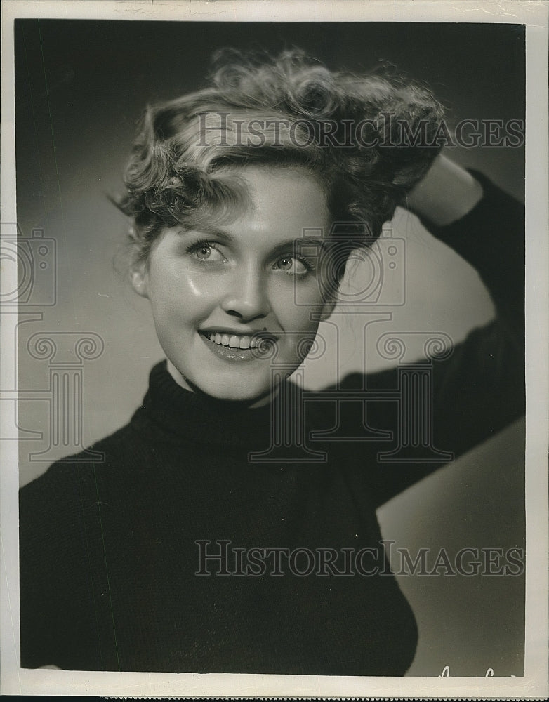 Press Photo Singer Joanelle James for &quot;The Dave Garroway Show&quot; - Historic Images