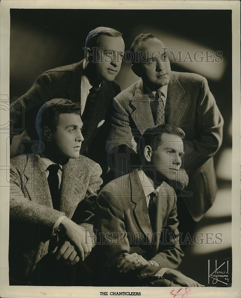 Press Photo &quot;The Chanticleers&quot; W Diard,R Wright,R Keast, J Martindale - Historic Images