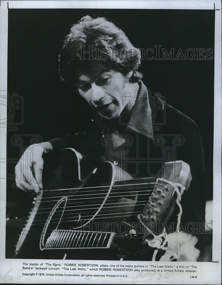 1978 Robbie Robertson, leader of "The Band" - Historic Images