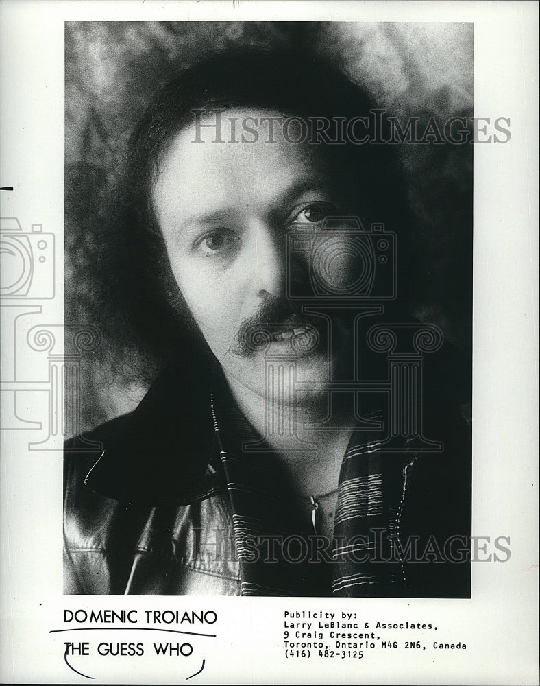 1975 Domenic Troiano of band"The Guess Who" - Historic Images