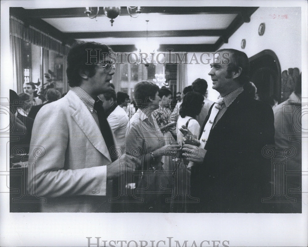 1980 Press Photo David Rosenbaum and Crosby Day at a party - Historic Images