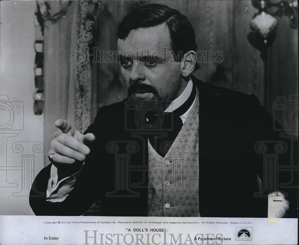 1973 Press Photo Anthony Hopkins &quot;A Doll&#39;s House&quot; - Historic Images