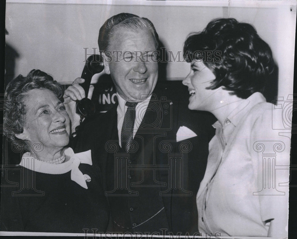 1964 Press Photo Former Actor George Murphy win senator of Calif. - Historic Images