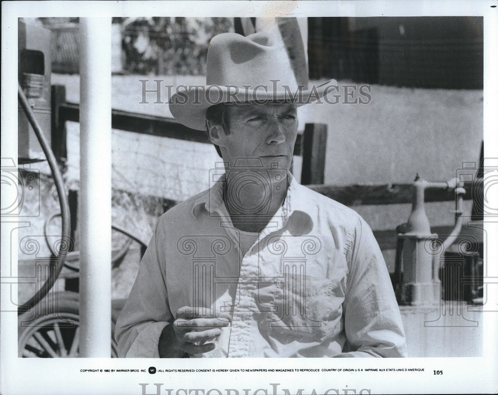 1982 Press Photo Clint Eastwood "The Honky Tonk Man" - Historic Images
