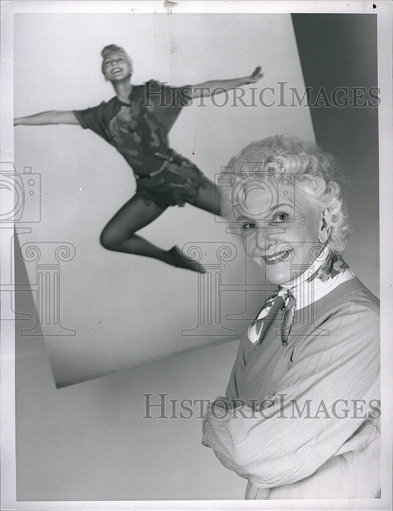 1989 Press Photo Mary Martin Jack Albertson Movie Valentine - Historic Images