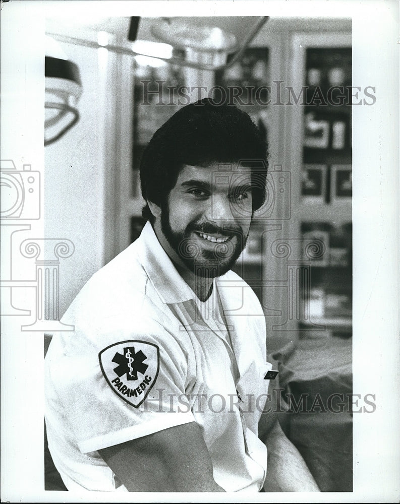 1983 Press Photo Actor Lou Ferrigno for a role as a paramedic - Historic Images