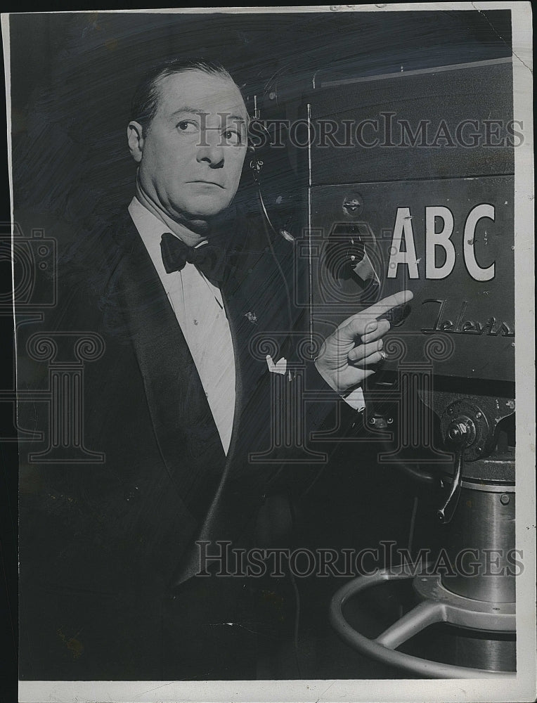 1962 Press Photo George Jessel for ABC TV preview - Historic Images