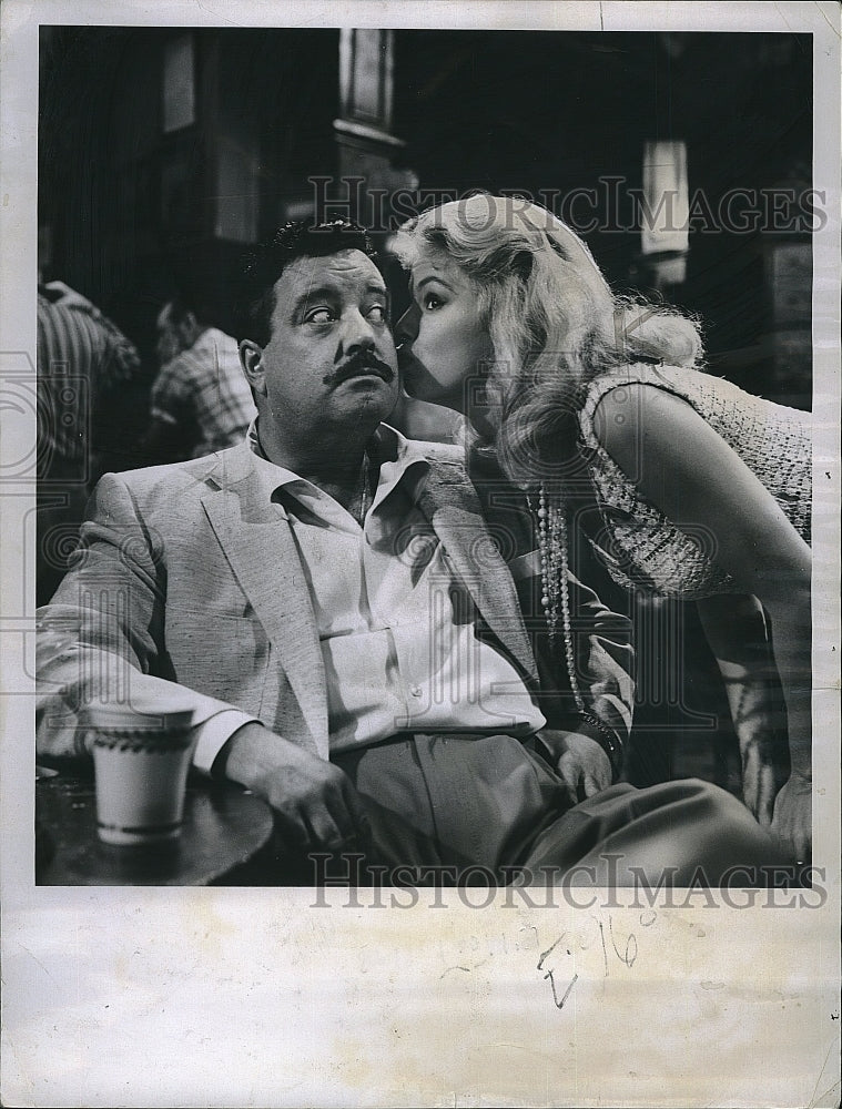 1960 Press Photo Jackie Gleason Betsy Palmer Time of your Life - Historic Images