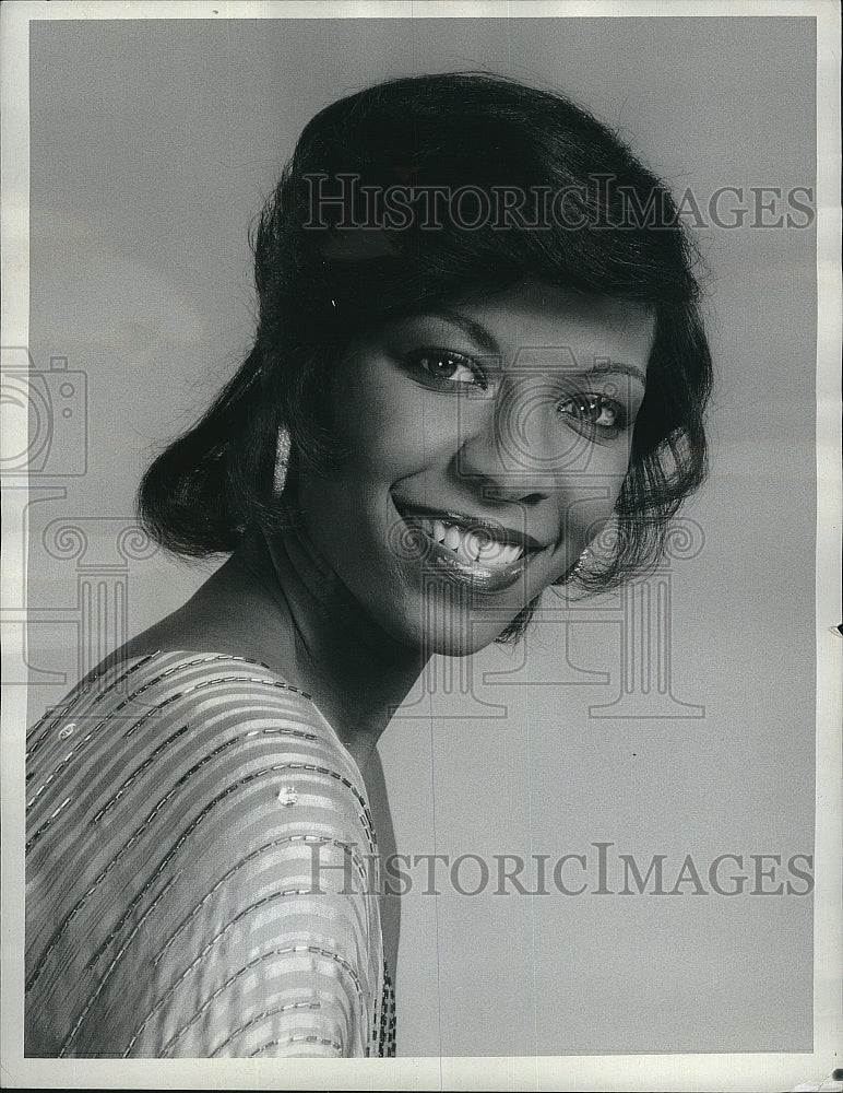 1978 Press Photo Natalie Cole in stars in CBS-TV &quot;The Natalie Cole Special&quot;. - Historic Images