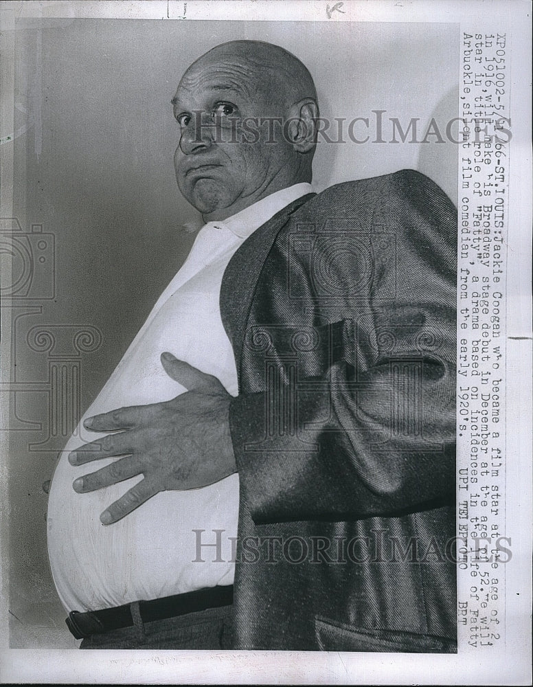 1966 Press Photo &quot;Jackie Coogan&quot; - Historic Images