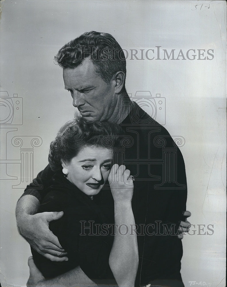 1953 Press Photo Actress Betty Davis &amp; Sterling Hayden In &quot;The Star&quot; - Historic Images