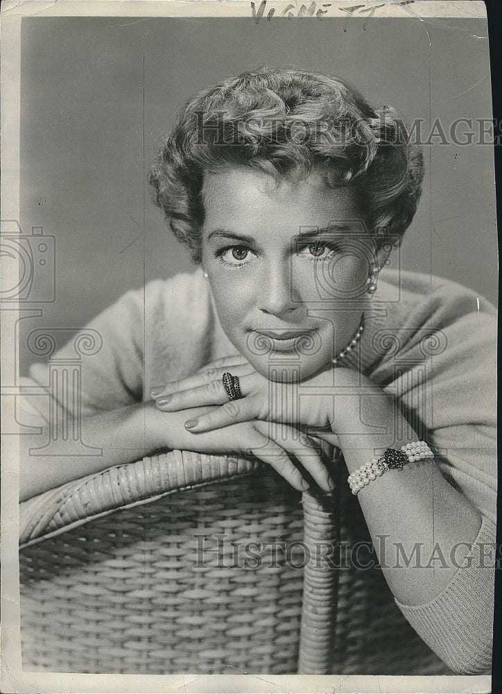 1956 Press Photo Actress Betty Hutton &quot;Spring Reunion&quot; - Historic Images