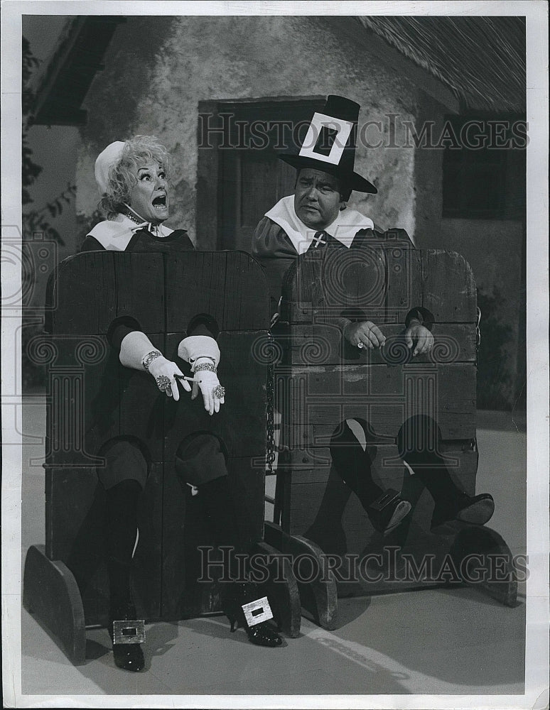 1970 Press Photo Phyliss Diller and Jonathan winters The Andy Williams Show - Historic Images