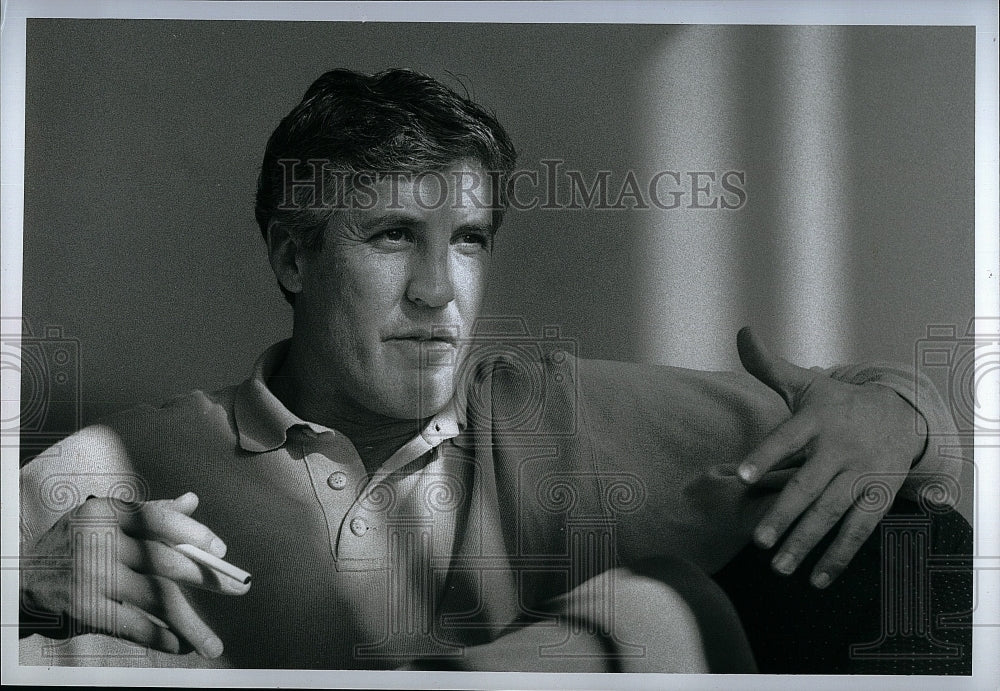 1997 Press Photo Football Coach Pete Carroll - Historic Images
