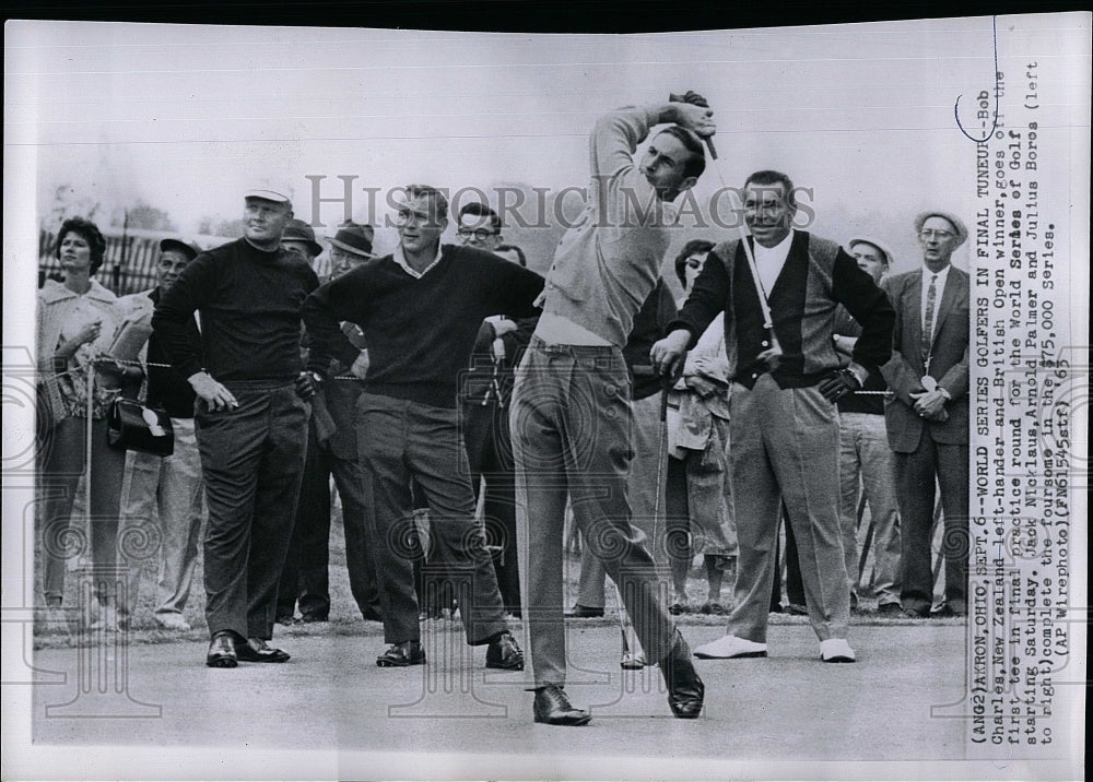 1963 Press Photo Bob Charles, Golf&#39;s British Open winner - Historic Images