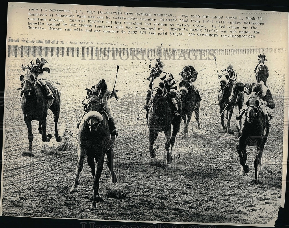 1970 Press Photo Gladwin, Heliodoro Gustines, Charles Elliott, Calvin Stone - Historic Images