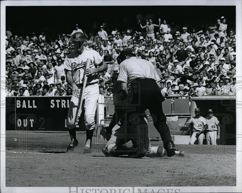 Press Photo Bill Grabarkewitz, Los Angeles Dodgers - Historic Images