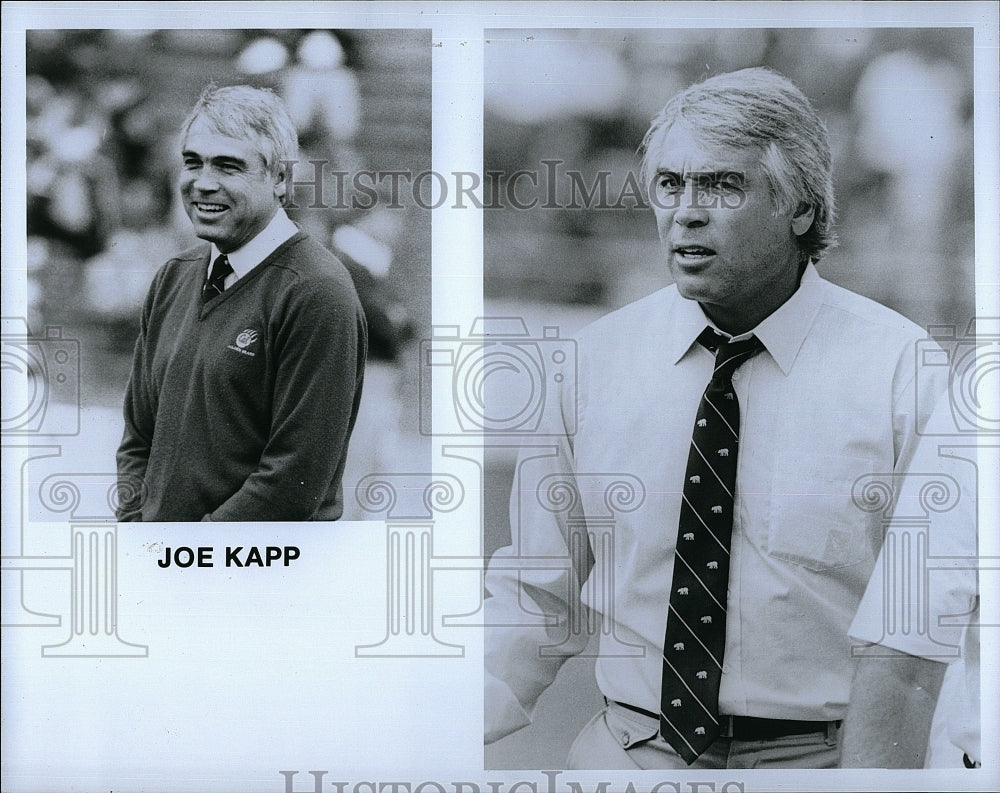 Press Photo Joe Kapp American  Football Player Coach University California - Historic Images