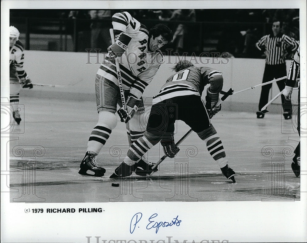 1979 Press Photo Phil Esposito American Hockey Player New York Rangers - Historic Images